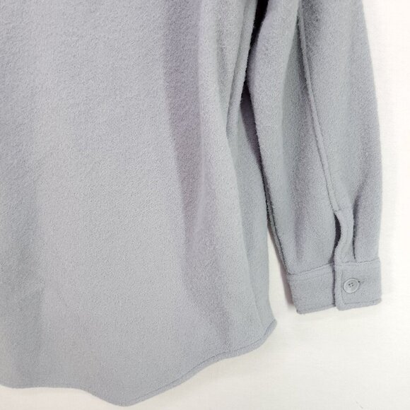 Hilary Radley Women's Button Up Shirt Jacket Blue Shacket Size Large - Picture 12 of 13